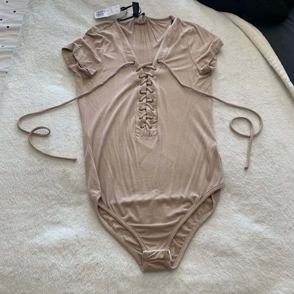 Tie front bodysuit